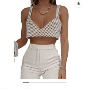 Brand New Pearl crop top